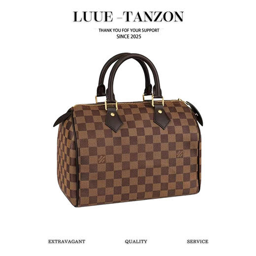 驴家  Speedy 系列手袋 25棋盘格(JPH) 商品图0