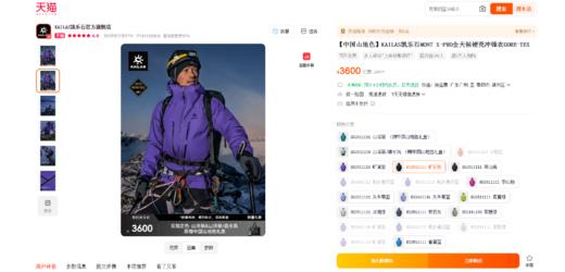 重工刺绣冲锋衣，硬核户外装备。全压胶防水抗风连帽夹克C082460 商品图5