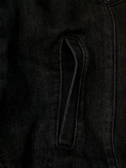 酷感升级！黑色牛仔马甲，打造率性个性穿搭 商品图3