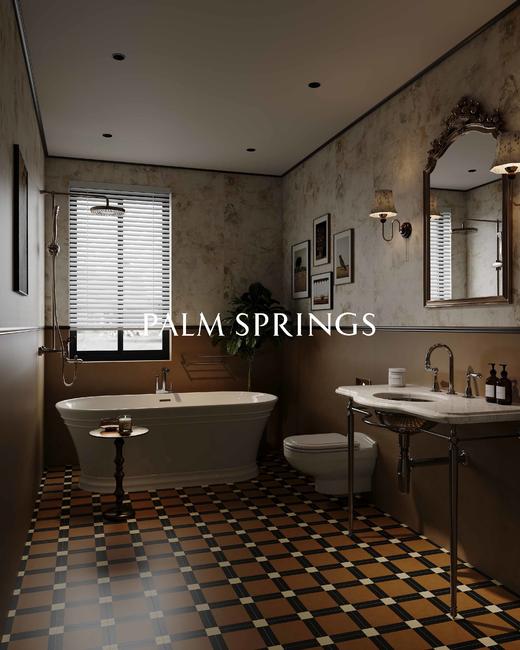 CHA-R65 200*200mm 哑面花砖 商品图1