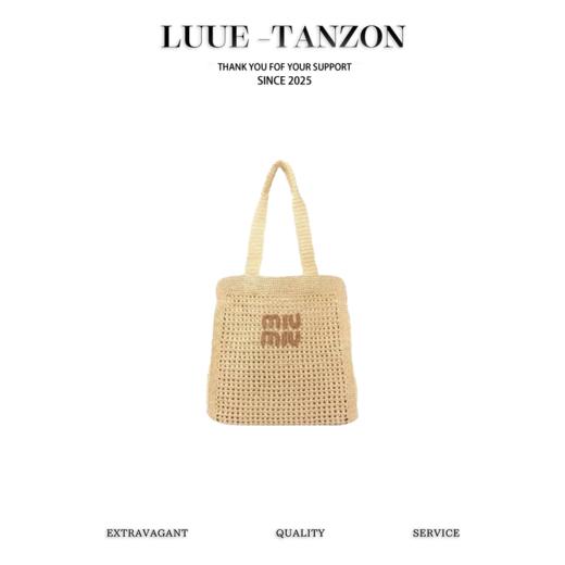 缪缪   拉菲草 现代设计焕新重释  沙滩包  （MM） 商品图0