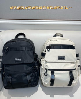 原单正品新秀丽轻量双肩书包23L082203