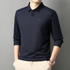 【春秋季男装无痕t恤打底衫】长袖polo衫男士百搭商务休闲中年高级感 商品缩略图0