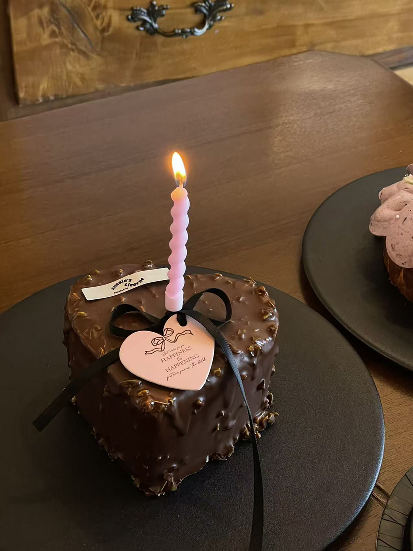 七夕4英寸心形美式红丝绒梦龙蛋糕