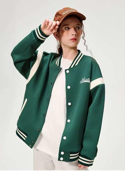 【春上新】8楼NAUTICA/诺帝卡童装 男童女童棒球服春秋款运动外套学院风空气层  吊牌价  539元   活动价  458元 商品图1