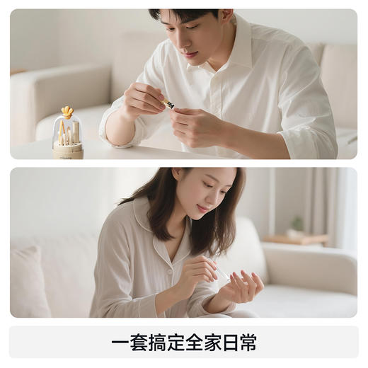 【冬日暖拥】曼龙mloong婴儿指甲剪套装宝宝安全指甲刀新生专用儿童幼童防夹肉指甲钳 商品图4