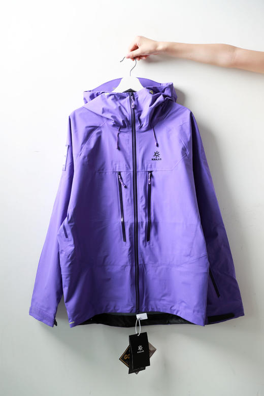 重工刺绣冲锋衣，硬核户外装备。全压胶防水抗风连帽夹克C082460 商品图7