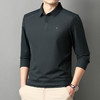 【春秋季男装无痕t恤打底衫】长袖polo衫男士百搭商务休闲中年高级感 商品缩略图2