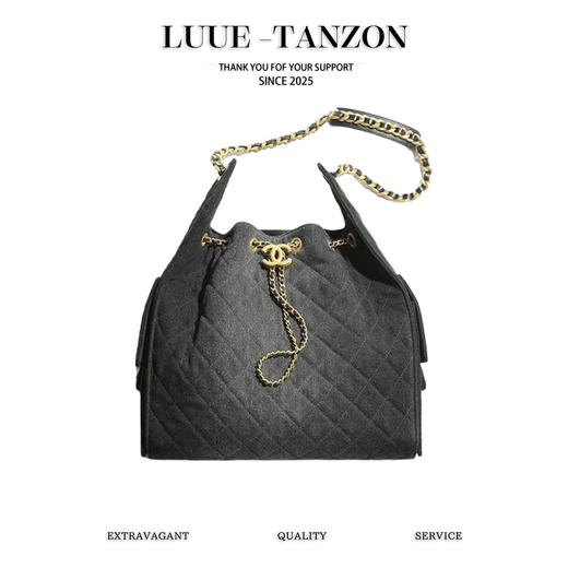 香奈儿 25s春夏秀款 深色牛仔 hoho bag链条包 小/中号   （LZ） 商品图0