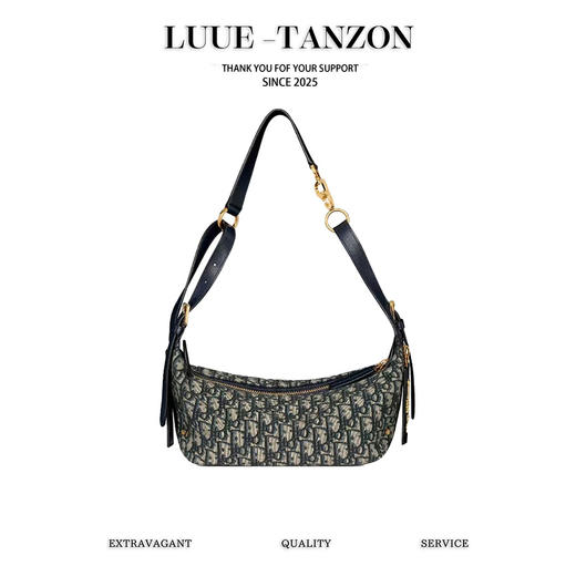 迪奥 D-Journey 手袋 饭盒包 老花配皮（LZ） 商品图0