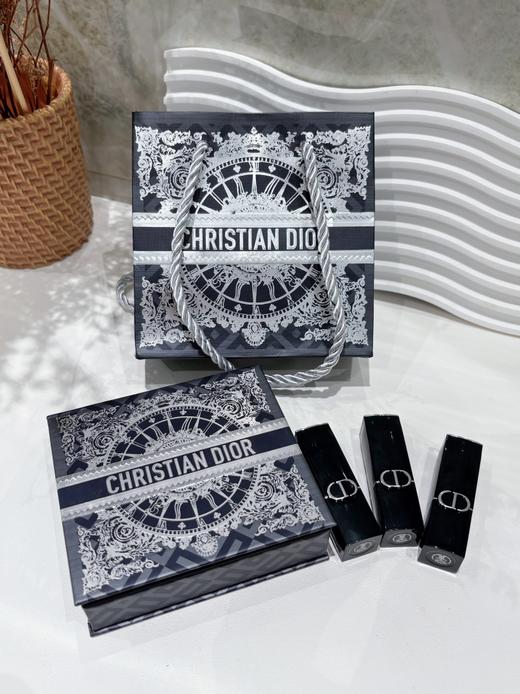 Dior/迪奥烈艳蓝金柔雾哑光口红三件套礼盒礼袋（柔雾哑光720+柔雾哑光688+柔雾哑光756）1.5g*3+礼盒礼袋 商品图0