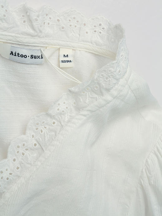 浪漫加分！蕾丝花边白衬衫，演绎法式优雅风情 商品图2