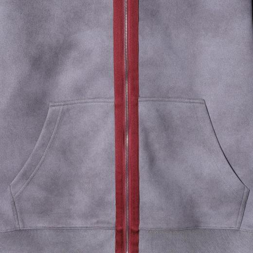 WT201SDSA男士秋冬新款轻奢痞帅男装韩版撞色拉链连帽卫衣百搭时尚外套 商品图3