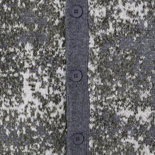 72522SDSA男士秋冬新款轻奢痞帅男装韩版纽扣V领针织衫百搭开衫毛衣 商品图3