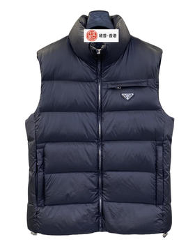 男款三角标羽绒马甲背心020