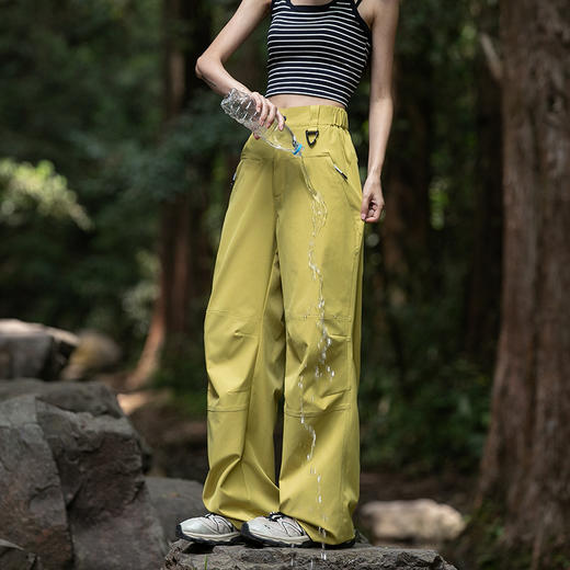 女运动防风防水春夏休闲裤速干直筒工装裤户外软壳登山裤 商品图0