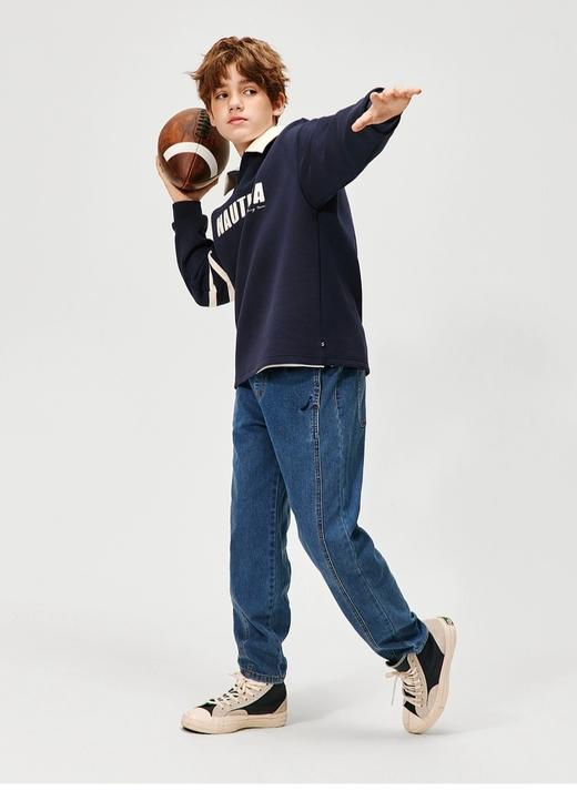 【春上新】NAUTICA/诺帝卡童装 男童女童翻领卫衣POLO衫春季儿童亲肤空气层」吊牌价389元  活动价330元 商品图3