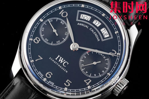 AZ万国葡萄牙系列年历腕表 葡七万年历 男士腕表 集时分针、日期、星期、月份和动显于一身。 商品图2