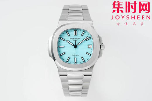 百达翡丽DDF鹦鹉螺5711系列 男士腕表 蒂芙尼蓝 330机 一眼难忘原版神韵难以辨别传世之作 丹东厂定制红宝石中轴一体机 商品图0
