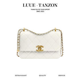 香奈儿  24c 双金球CF mini 19cm白色 （LZ）