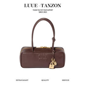 缪缪 保龄球石楠木色手拿包（LZ）