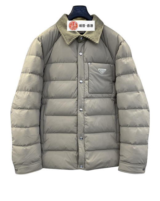 男款三角标口袋羽绒服P00 商品图0