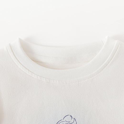 迪士尼春秋新款女童舒适耐磨卫衣卫裤T恤运动休闲三件套ZD3ET024 商品图7