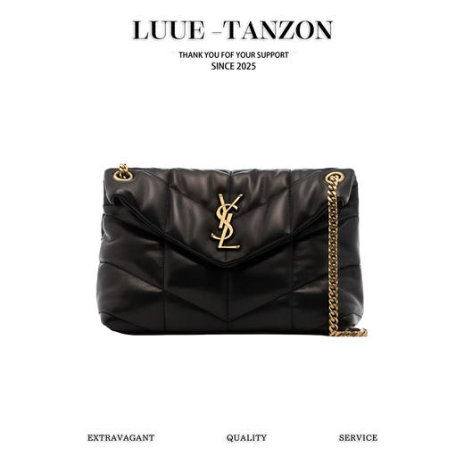 圣罗兰-LOULOU PUFFER 绗缝小羊皮包（LZ） 商品图0