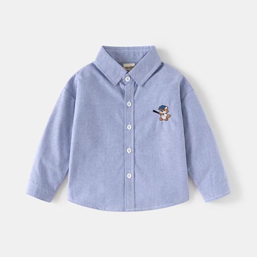 【加一】【WK】村棒球熊牛津纺全棉衬衫tx2636★ 商品图1