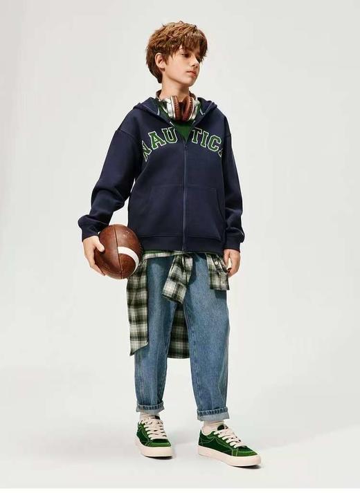 【春上新】8楼「NAUTICA/诺帝卡童装男童女童连帽外套春秋季中大儿童经典美式复古  吊牌价  499元  活动价  424元 商品图4