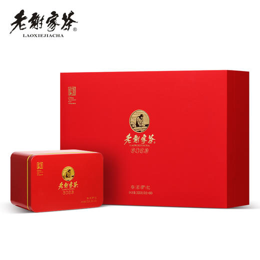 老谢家茶 祁门红茶 春茗酽红礼盒 300g 商品图0