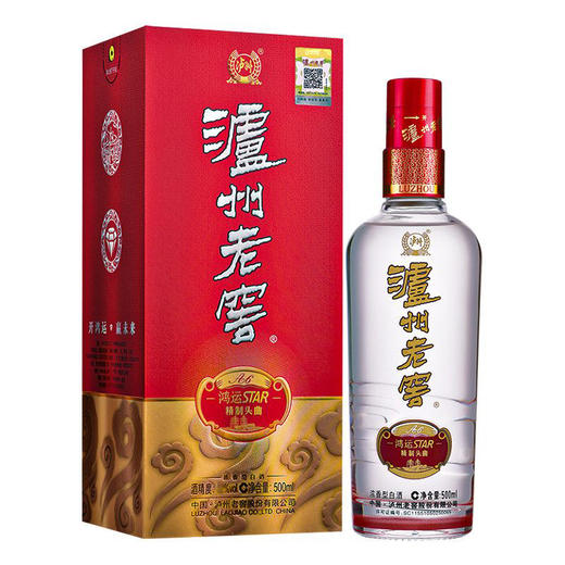 [白酒]泸州老窖(精制)头曲A6浓香白酒38度500ml 商品图0