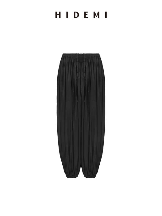 HIDEMI 超轻盈“灯笼裤”系列摩登松紧带褶皱感宽松长裤神裤 商品图9