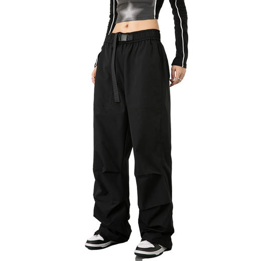 春秋季美式宽松垂感直筒小个子显瘦休闲工装男女装运动裤 商品图5