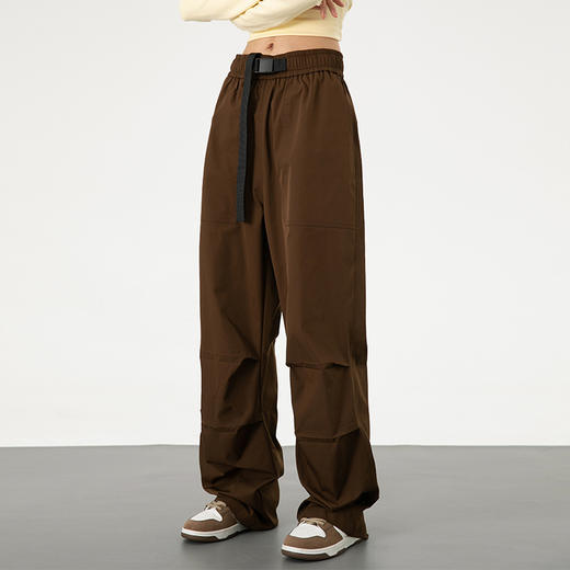 春秋季美式宽松垂感直筒小个子显瘦休闲工装男女装运动裤 商品图4