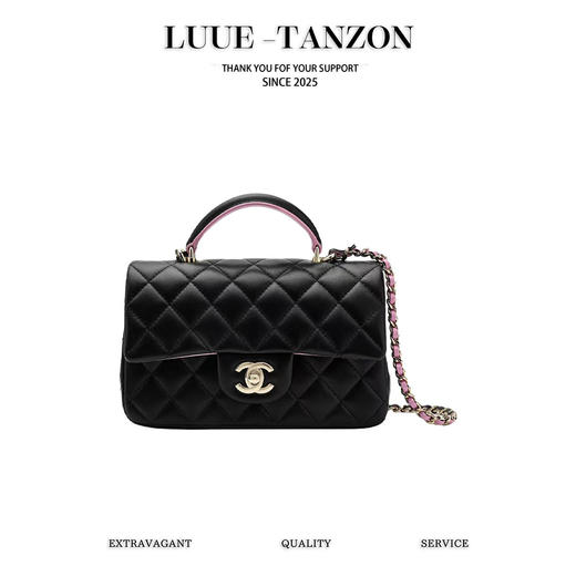 香奈儿  口盖双色手腕包！2色！（LZ） 商品图0