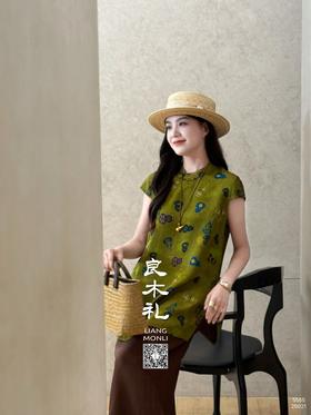 国风系列——真丝国风上衣