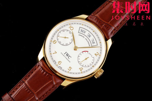 AZ万国葡萄牙系列年历腕表 葡七万年历 男士腕表 集时分针、日期、星期、月份和动显于一身。 商品图1