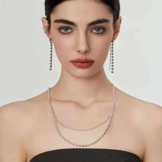 SUK DULI 流光珠珠异彩多戴项链轻奢气质时尚百搭 商品图6