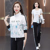 SP28-570082025春秋新款女运动休闲套装长袖POLO领春秋款训练服跑步服健身房 商品缩略图2