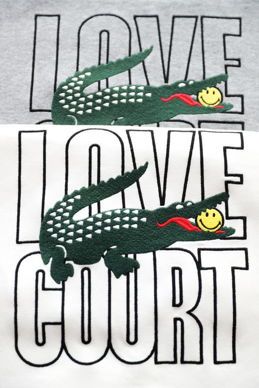 胸口刺绣+袖口小标，是限量联名款。网球美式圆领长袖卫衣C082466 商品图13