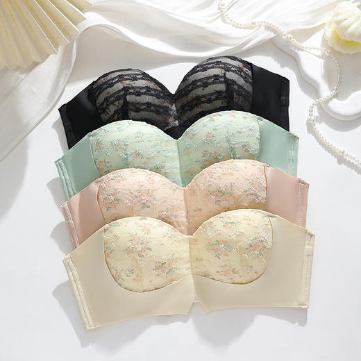 国风油画小碎花蕾丝内衣｜聚拢有型圆润挺括，3D立体提拉杯 商品图9