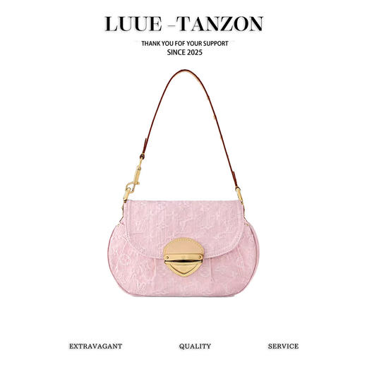 驴家 SUNSET 手袋斜跨单肩包 型号：M13347牛仔粉色(JPH) 商品图0