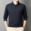 【春秋季男装无痕t恤打底衫】长袖polo衫男士百搭商务休闲中年高级感 商品缩略图5