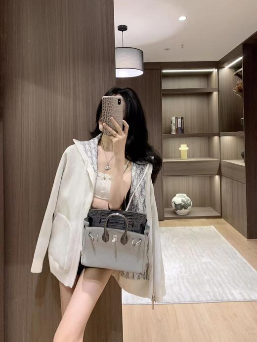 DIOR迪奥 ESSENTIAL Oblique 印花双面穿连帽拉链卫衣（MG*MM） 商品图7