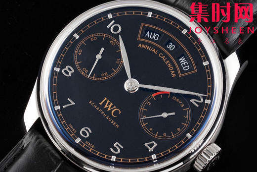 AZ万国葡萄牙系列年历腕表 葡七万年历 男士腕表 集时分针、日期、星期、月份和动显于一身。 商品图2