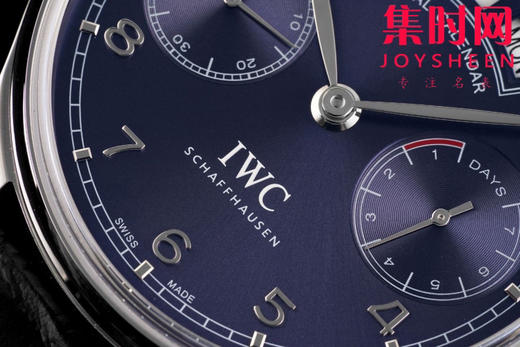 AZ万国葡萄牙系列年历腕表 葡七万年历 男士腕表 集时分针、日期、星期、月份和动显于一身。 商品图4