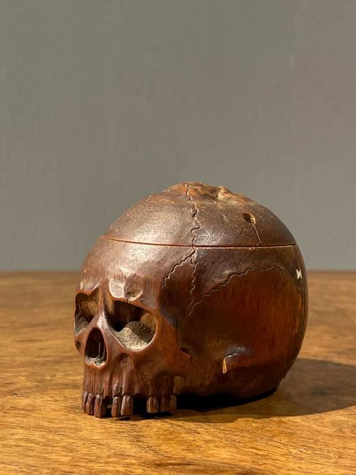 竹雕骷髅形盖盒，顺丰包邮 商品图9