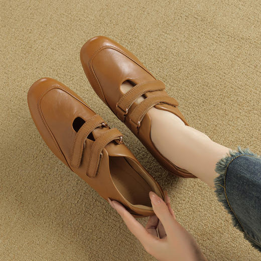 【预售5天】软底圆头复古百搭，浅口内增高小皮鞋SSS&S9730 商品图2