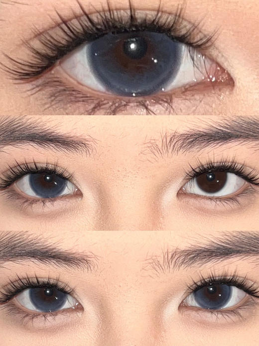 日抛 Fully Gift 丝缎海14.5 着色13.8 清透蓝灰 商品图2